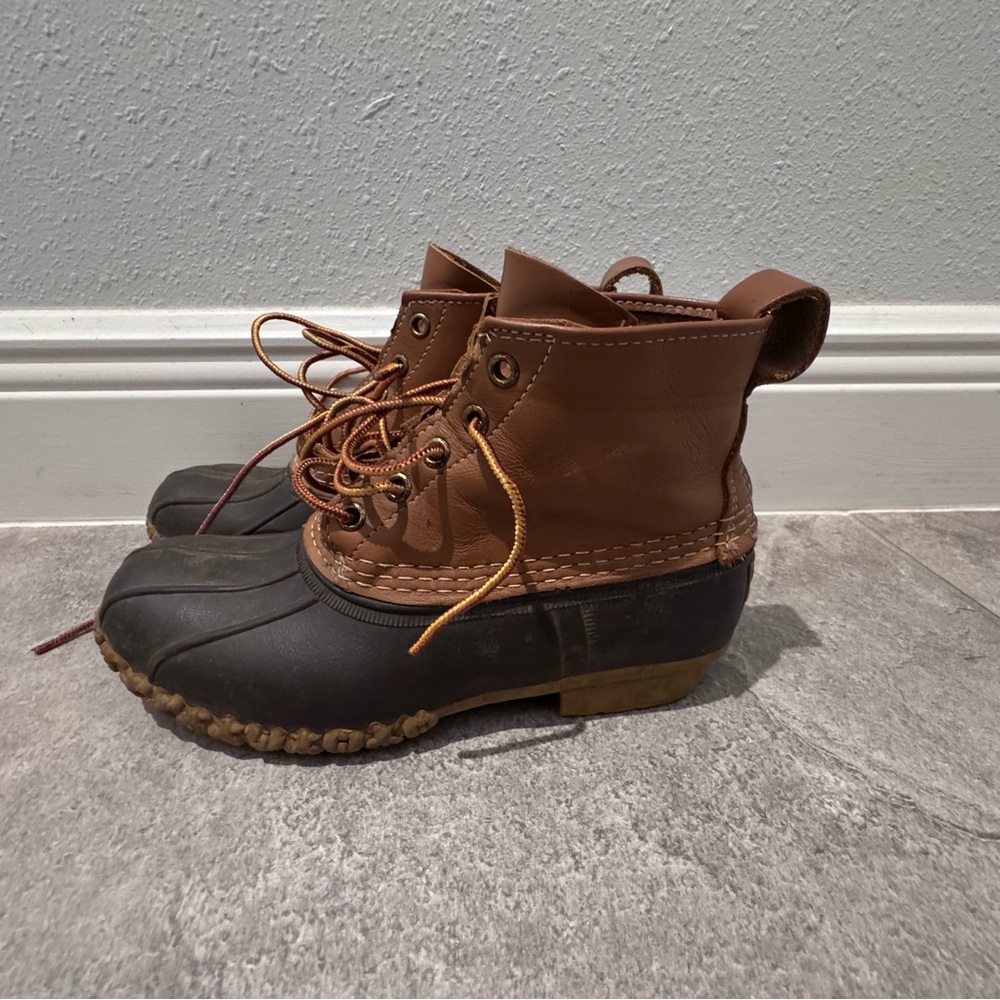 LL Bean Brown Duck Boots